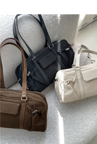 Betan Daily Nylon Pocket String Shoulder Bag