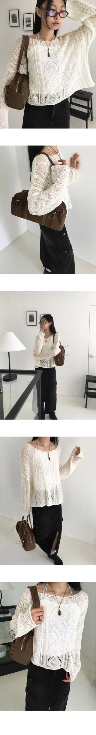 Betan Daily Nylon Pocket String Shoulder Bag