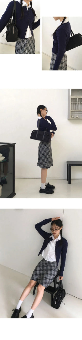 Betan Daily Nylon Pocket String Shoulder Bag