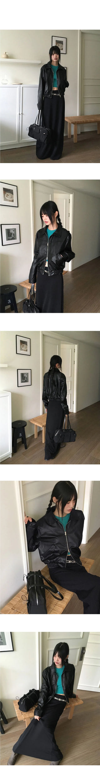 Mutin Jersey Maxi Banding Long Skirt