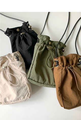 Lago nylon string mini shoulder crossbag