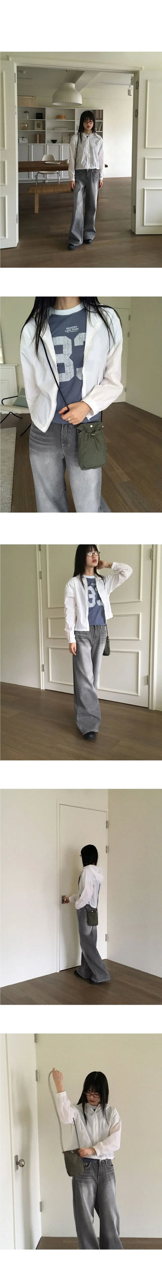 Alka Split cropped hood Jacket