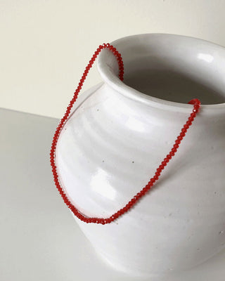 Dashu Vintage Red Gemstone Necklace