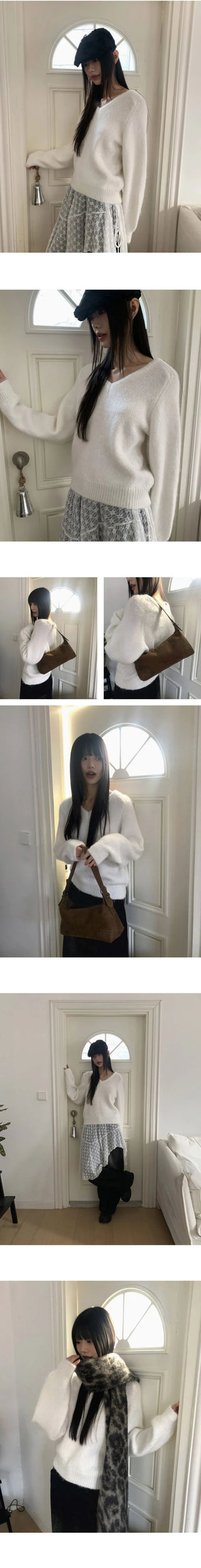 Rio Loose Overfit V-Neck Knitwear