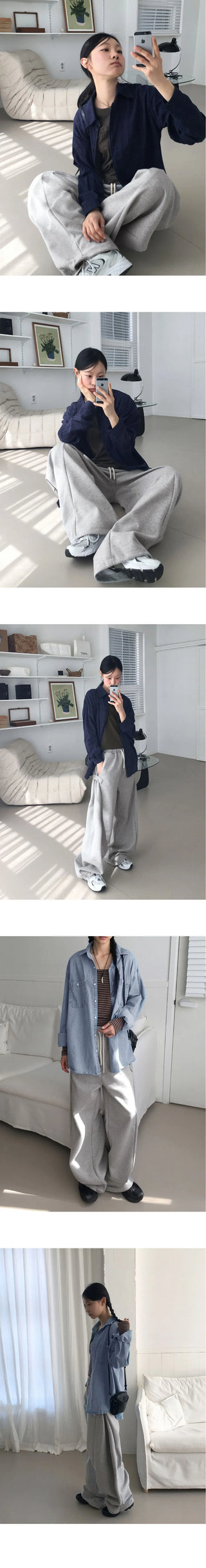 Jord Side Snap Balloon 2 Way Juri Long Wide Jogger Pants
