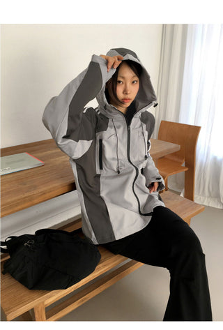 Gram track color combination Jacket gofcore windbreaker