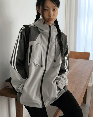 Gram track color combination Jacket gofcore windbreaker