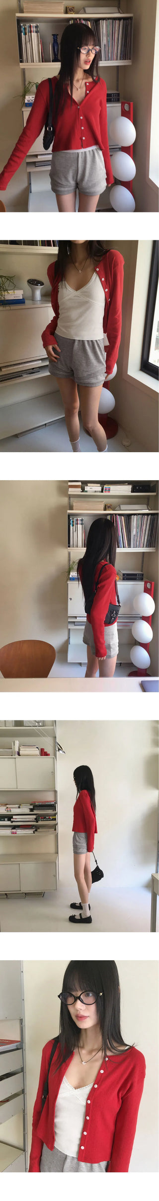 Oldin Fall Mid-Season Punching Long Sleeve Cardigan