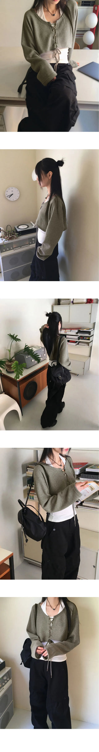 Yells Balloon Maxi Cotton Cargo Long Wide Pants