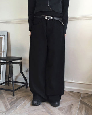 Kinon Bag Bijo Point Wide Cotton Pants