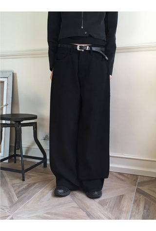 Kinon Bag Bijo Point Wide Cotton Pants