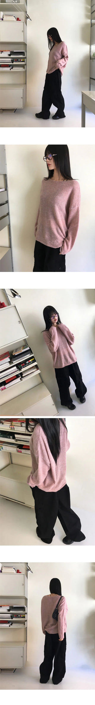 Hetch Spring Alpaca Wool Lip Neck Knitwear