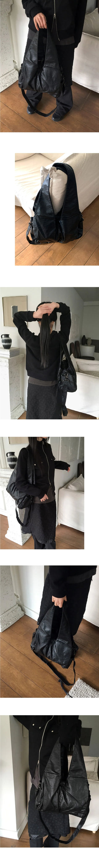 Hijo leather Split cross shoulder bag