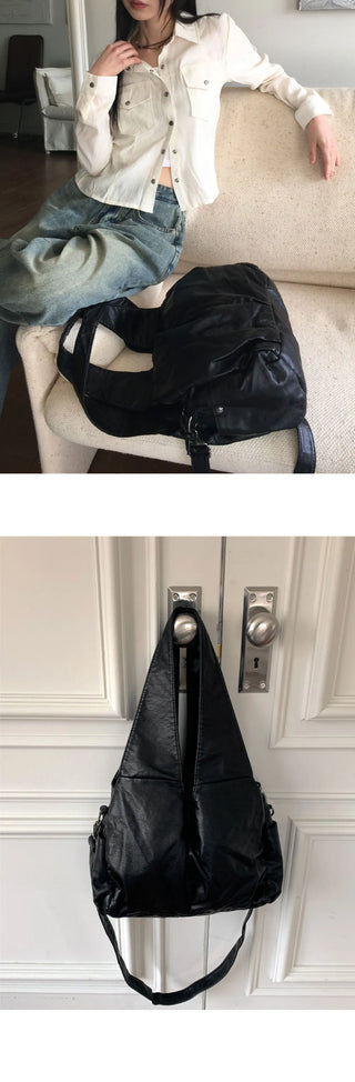 Hijo leather Split cross shoulder bag