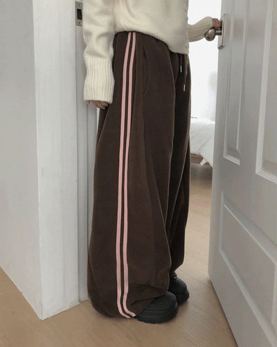 Limo Fleece Track Wide Pants
