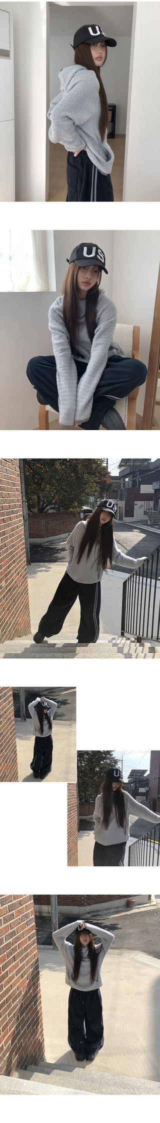 Limo Fleece Track Wide Pants