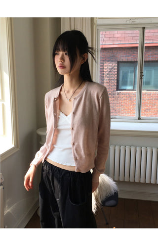 Nelly Basic Round Cardigan