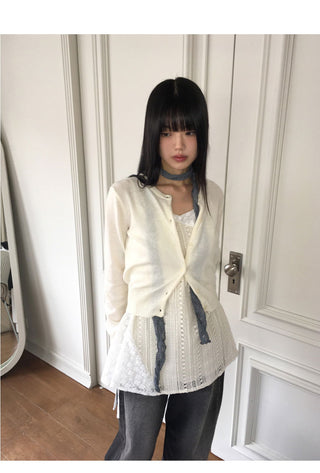 Nelly Basic Round Cardigan