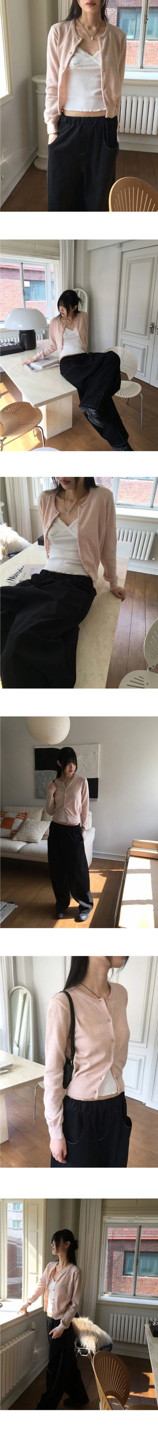 Nelly Basic Round Cardigan