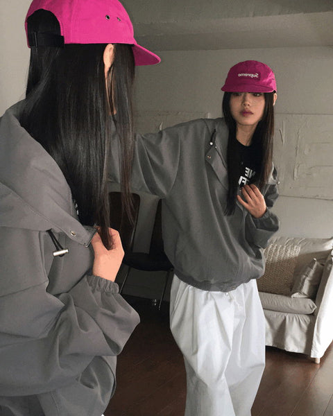 Beaton Gopcore String Overfit Windbreaker Jacket