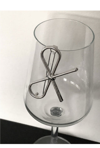 Muving Balletcore Silver Ribbon Hairpin