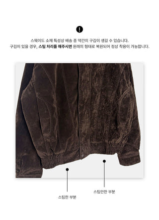 Setter vintage Faded Split Boxy leather jacket