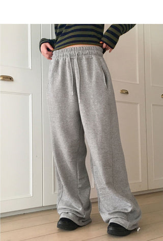 Shuggy side Split juli two-way banding long wide jogger pants