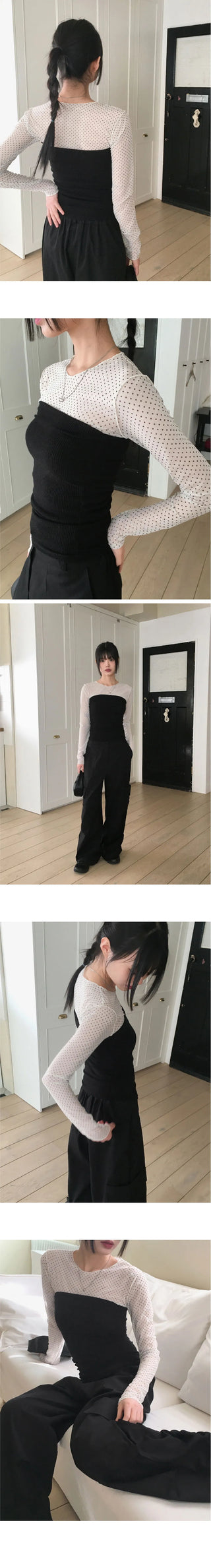 Forbin Layered Ribbed Knitwear Tank Top Tube Top