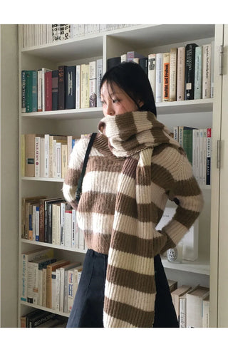 Basis Vintage Striped Angora Knitwear