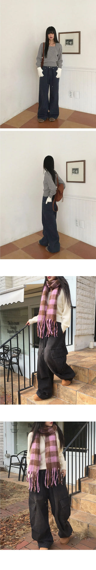 Momi Bolero Square Neck Long Sleeve Knitwear