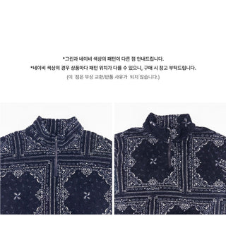 Bolle Nordic pattern fleece half zip-up