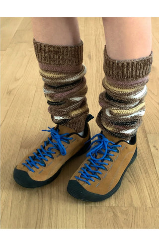 Mozen Vintage Striped Leg Warmers