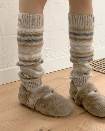 Mozen Vintage Striped Leg Warmers