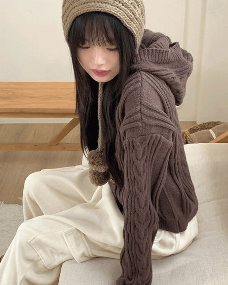 Zling Twisted Knitwear Bell Eardori