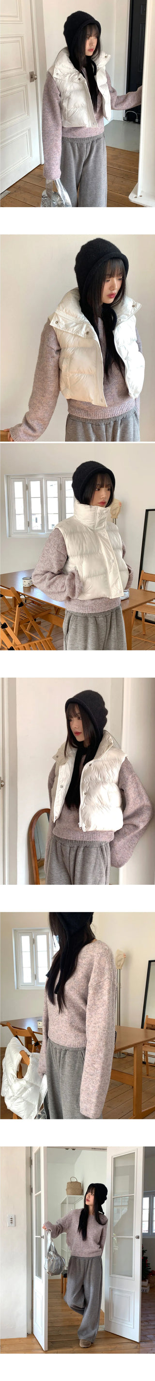 Ponyo Multi Mix Round Long Sleeve Knitwear