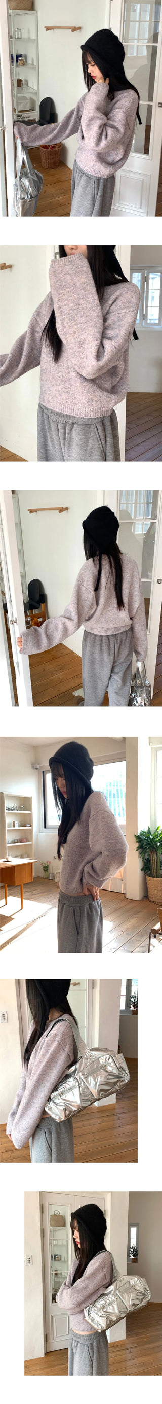 Ponyo Multi Mix Round Long Sleeve Knitwear