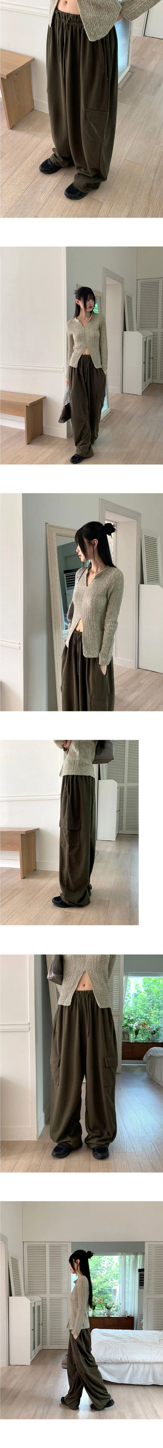 Deepz Cargo Long Wide Training Pants
