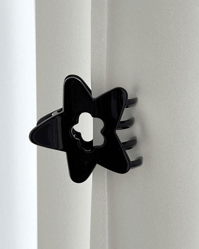 Cokit Black Star Mini Hair Clip Pin