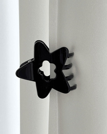 Cokit Black Star Mini Hair Clip Pin