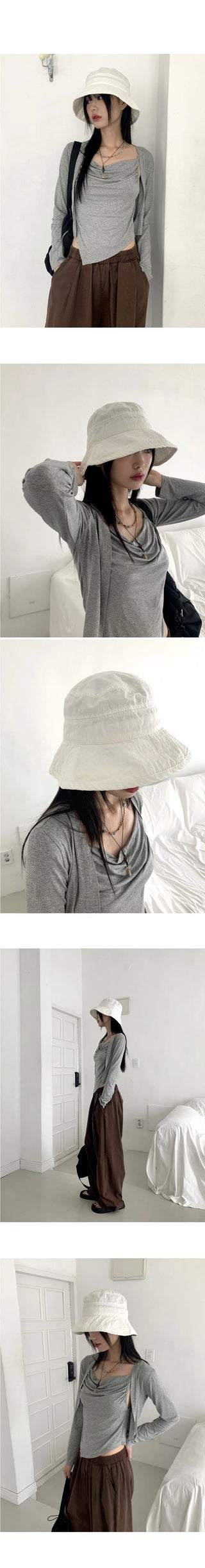 Direll Basic Cotton Bungee Bucket Hat