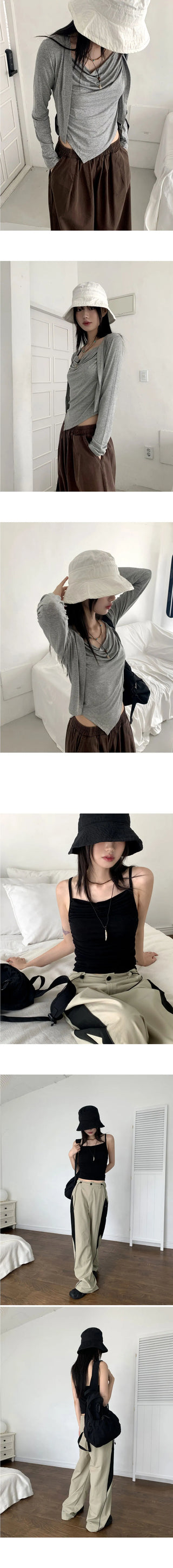 Direll Basic Cotton Bungee Bucket Hat