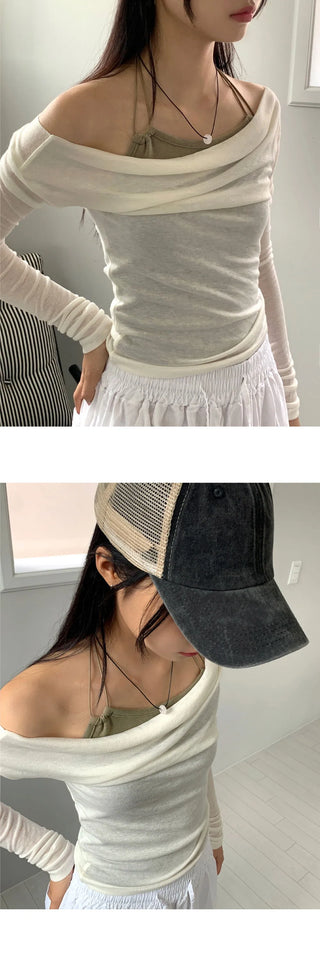 Vignette double string halter Sleeveless