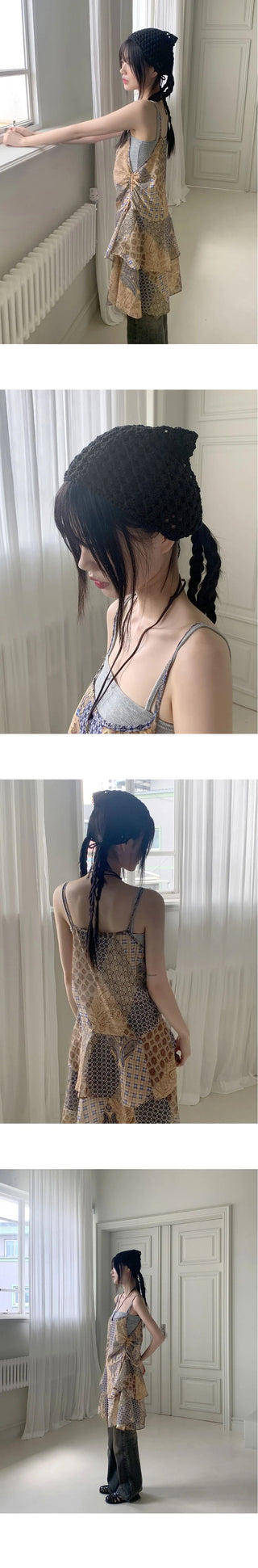 Rahi Vintage Crochet Knitwear Bandana