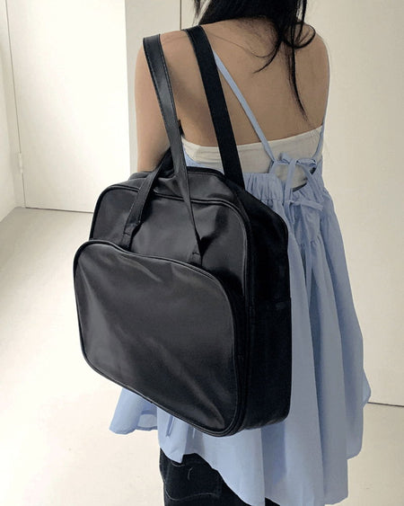 KOTO Campus Pocket Laptop Leather Big Shoulder Bag
