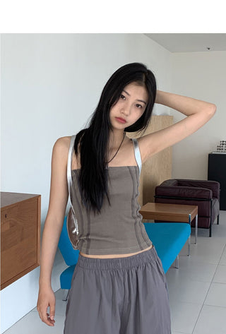 Beart Sideline Sporty Hip Banding Tank Top Tube Top