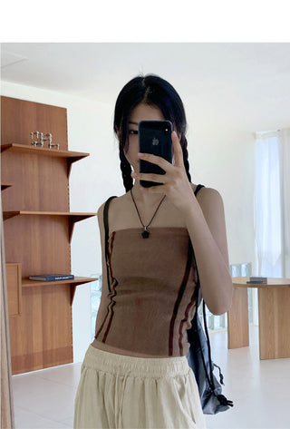 Beart Sideline Sporty Hip Banding Tank Top Tube Top