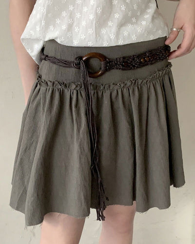 Piral bohemian vintage gemstone loop belt
