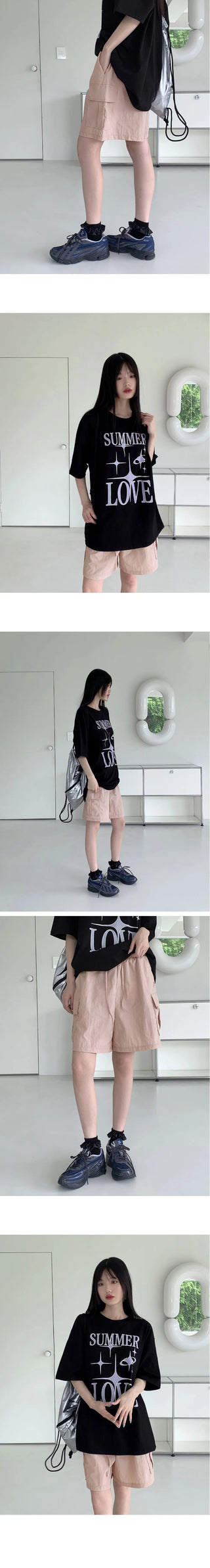 Neo Summer Nylon Bassack Cargo Part 4 Short Pants
