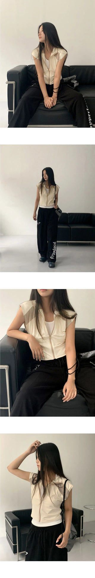 Hotz Basic Layered Halter Neck Sleeveless Sleeveless