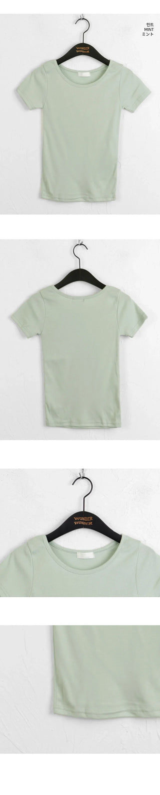 Ziti Basic U-neck Short Sleeve T-shirt